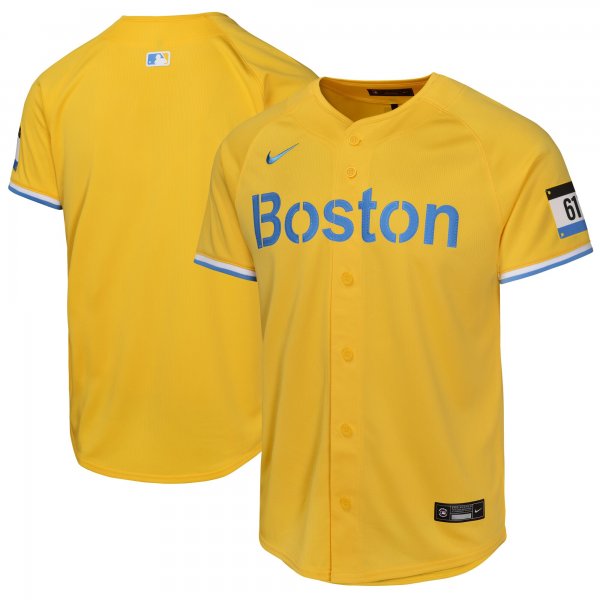 Youth Boston Red Sox  Nike Gold City Connect Limited Jersey