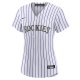 Women's Colorado Rockies Kris Bryant Nike White/Purple Replica Player Jersey