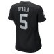Women's Las Vegas Raiders Divine Deablo Nike Black Player Game Jersey