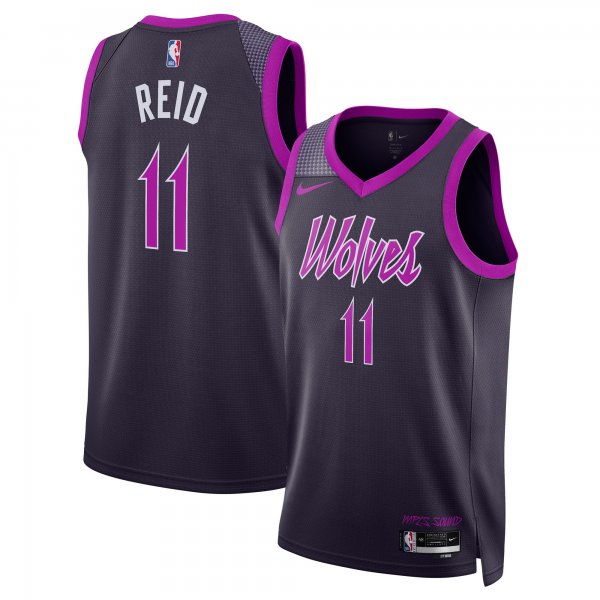 Men's Unisex Minnesota Timberwolves #11 Naz Reid Nike Purple 2025/26 Swingman City Edition Jersey