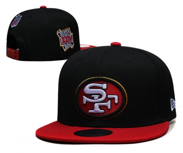 San Francisco 49ers Red and Black Cap