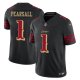 Men's San Francisco 49ers #1 Ricky Pearsall Black Rivalries Collection F.U.S.E. Vapor Limited Stitched Jersey