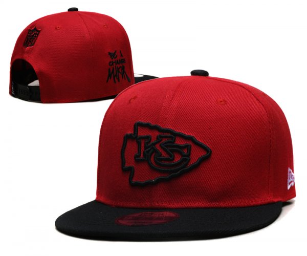 Kansas City Chiefs Red and Black Cap