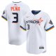 Men's #3 Jeremy Pena Houston Astros Nike 2025 City Connect Limited Player White Jersey
