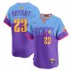 Men's #23 Kris Bryant Colorado Rockies Nike 2025 City Connect Limited Player Purple/Light Blue Jersey