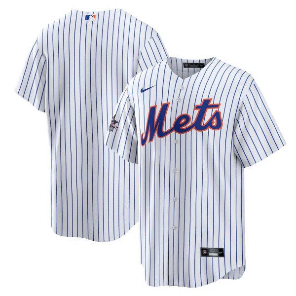 Men's New York Mets Nike White 2025 MLB All-Star Game Home Replica Jersey