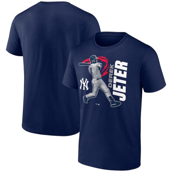 Men's New York Yankees Derek Jeter Navy Player Graphic T-Shirt