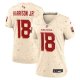 Women's #18 Marvin Harrison Jr. Arizona Cardinals Nike 2025 Rivalries Collection Game Natural Jersey