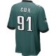 Men's Philadelphia Eagles Fletcher Cox Nike Midnight Green Game Jersey