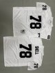 Men's Las Vegas Raiders #78 Art Shell White Mitchell & Ness Jersey