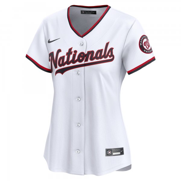 Women's Washington Nationals CJ Abrams Nike White Home Limited Player Jersey