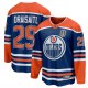 Men's #29 Leon Draisaitl Edmonton Oilers Fanatics 2025 Stanley Cup Final Home Breakaway Royal Jersey