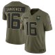 Men's #16 Trevor Lawrence Jacksonville Jaguars Nike 2025 Salute to Service Limited Olive Jersey