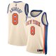 Men's Unisex New York Knicks #8 OG Anunoby Nike Cream 2025/26 Swingman City Edition Jersey