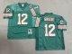 Men's #12 Bob Griese Aqua Miami Dolphins Jersey