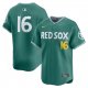 Men's Boston Red Sox #16 Jarren Duran Nike Green 2025 City Connect Player Jersey