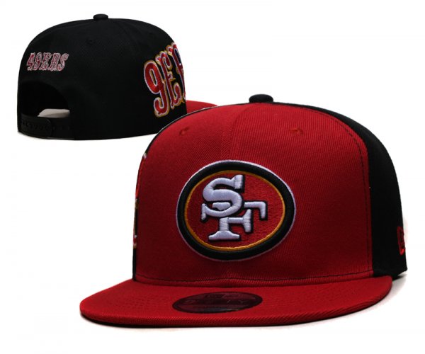 San Francisco 49ers Red and Black Cap
