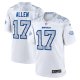 Men's #17 Josh Allen Buffalo Bills Nike 2025 Rivalries Collection Game White Jersey