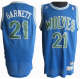 Mitchell And Ness Men's Minnesota Timberwolves #25 Kevin Garnett 1995-1996 Hardwood Royal Classic NBA Jersey