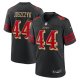 Men's #44 Kyle Juszczyk San Francisco 49ers Nike 2025 Rivalries Collection Game Black Jersey