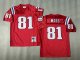 Men's New England Patriots #81 Randy Moss Red Jersey